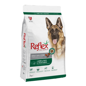 غذای خشک سگ رفلکس با طعم گوشت بره، برنج و سبزیجات